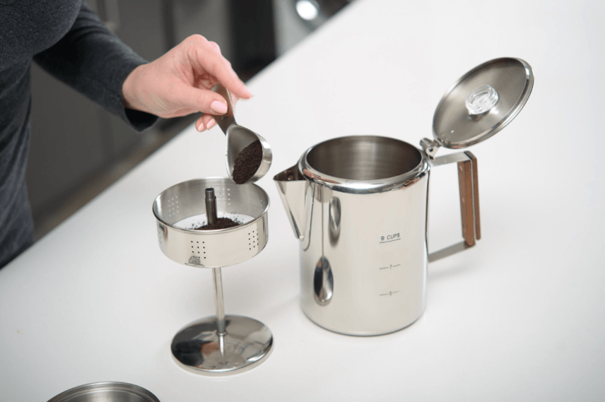 Coletti Bozeman Percolator Coffee Pot - 9 Cup Stainless Steel